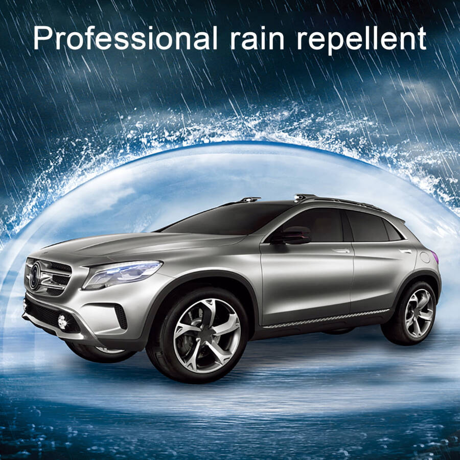 Glass Coating, Hydrophobic Automotive Rain Repellant, Glass Coating for Windshield, Improves Visibility and Clarity for Wet Weather Driving(100ml)-100ML - 3