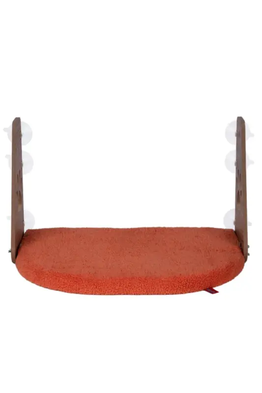 Cam Yatağı Vantuzlu Kedi Cam Yatağı Vantuzlu Yatak Turuncu-Turuncu - 4