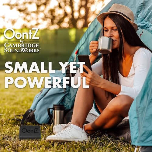 Cambridge Soundworks OontZ Angle Solo Bluetooth Portable Speaker, Compact Size, Surprisingly Loud Volume & Bass, 100 Foot Wireless Range, IPX5, Perfect Travel Speaker, Bluetooth Speakers (Black) - 8