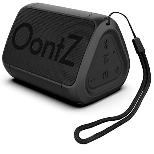 Cambridge Soundworks OontZ Angle Solo Bluetooth Taşınabilir Hoparlör, Kompakt Boyut, Şaşırtıcı Derecede Yüksek Ses ve Bas, 100 Feet Kablosuz Menzil, IPX5, Mükemmel Seyahat Hoparlörü, Bluetooth Hoparlörler (Siyah) - 1