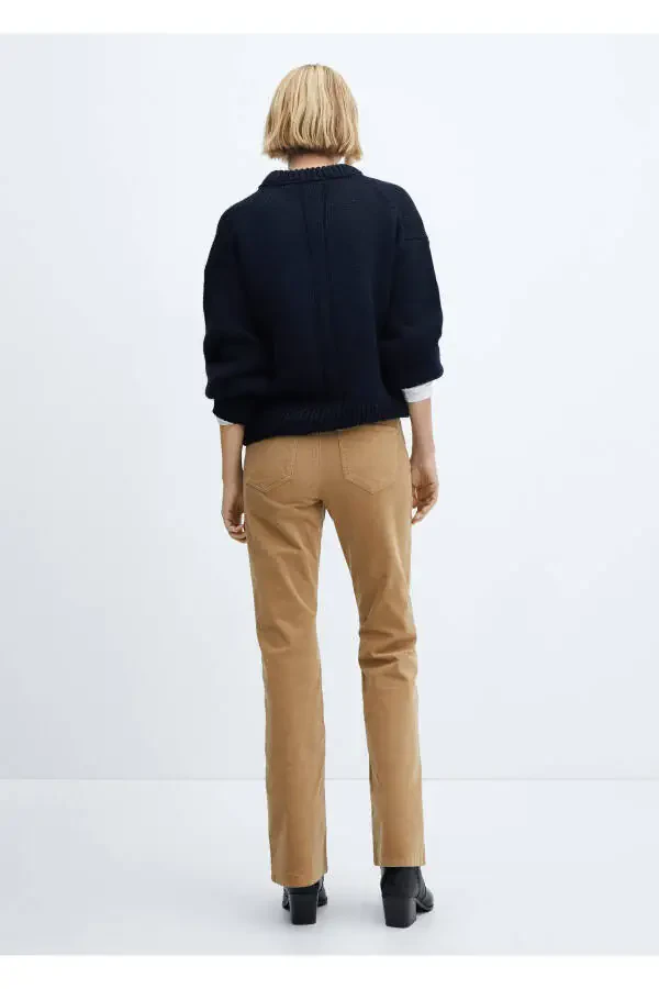 Camel Colored Women's Jeans 67120261 - 3