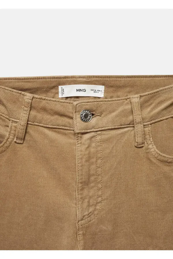 Camel Colored Women's Jeans 67120261 - 7