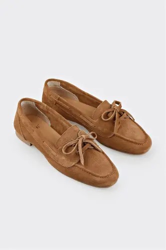 Camel Deri Kadın Günlük Ayakkabı - ELLE SHOES (1)