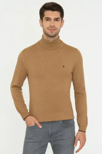 Camel Melange Men's Sweater G021SZ0TK.000.1389961-VR - 1