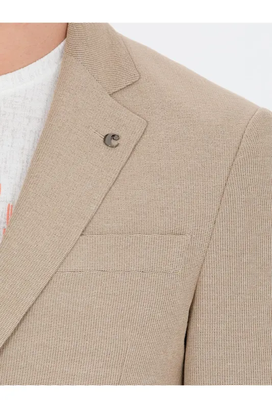 Camel Slim Fit Ceket 50271261-VR015 - Camel - 7