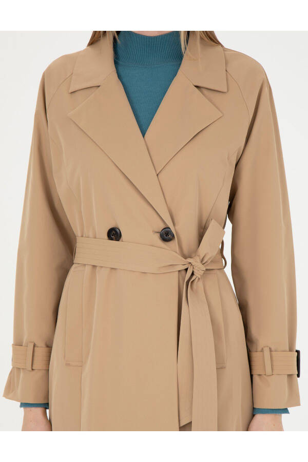 Camel Trench Coat 50285223-VR015 - 6