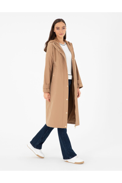 Camel Trench Coat 50290318-VR015 - 1