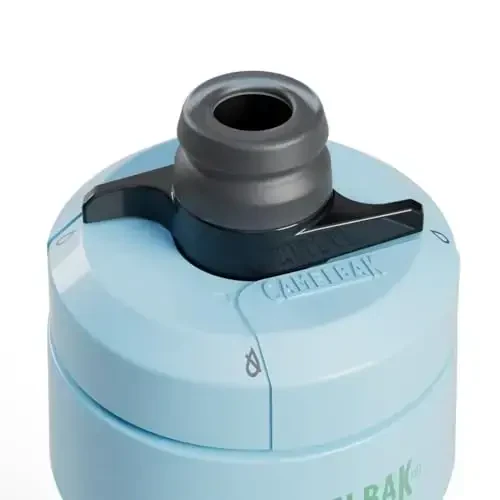 CamelBak Podium 24oz Bike Water Bottle - Easy Squeeze Bottle - Fits Most Bike Cages, Crystal Blue - 4