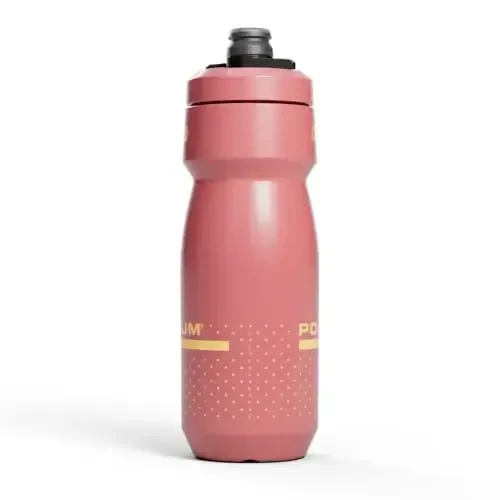 CamelBak Podium 24oz Bike Water Bottle - Easy Squeeze Bottle - Fits Most Bike Cages, Coral Sunset - 2