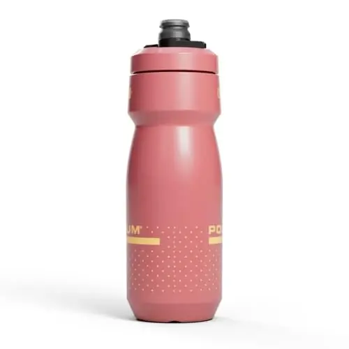 CamelBak Podium 24oz Velosiped Su Shishasi - Oson Siqiladigan Shisha - Ko'pchilik Velosiped Qafaslariga Mos Keladi, Coral Sunset - 2