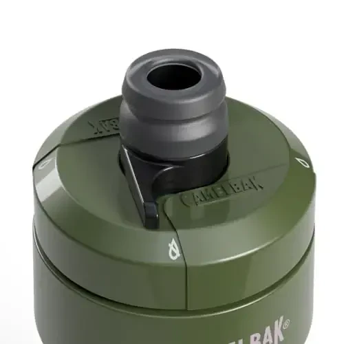 CamelBak Podium 24oz Velosiped Su Shishasi - Oson Siqiladigan Shisha - Ko'pgina Velosiped Qafaslariga Mos Keladi, To'q Yaproq Rangi - 3