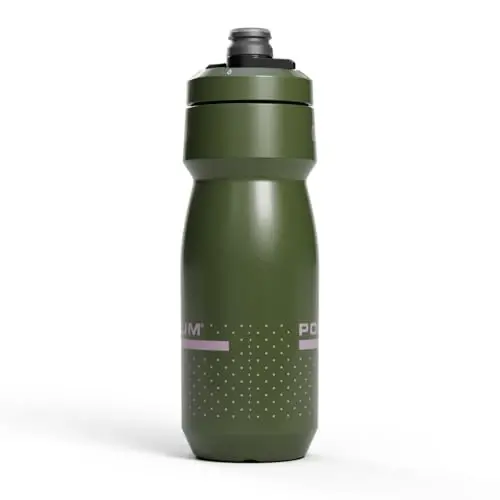 CamelBak Podium 24oz Velosiped Su Shishasi - Oson Siqiladigan Shisha - Ko'pgina Velosiped Qafaslariga Mos Keladi, To'q Yaproq Rangi - 2