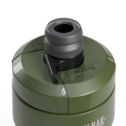 CamelBak Podium 24oz Velosiped Su Shishasi - Oson Siqiladigan Shisha - Ko'pgina Velosiped Qafaslariga Mos Keladi, To'q Yaproq Rangi - 3