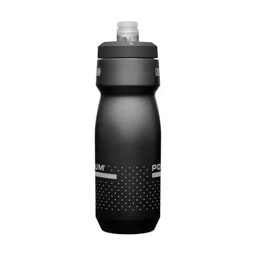 CamelBak Podium Bike Squeeze Water Bottle, High Flow Easy Squeeze Design for Cycling Performance, 24oz, Black (Pack of 3) - 5