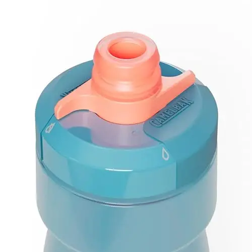 CamelBak Podium Bike Squeeze Water Bottle, High Flow Easy Squeeze Design for Cycling Performance, 24oz, Mercury Teal - 3