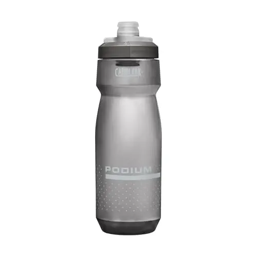 CamelBak Podium Bike Squeeze Water Bottle, High Flow Easy Squeeze Design for Cycling Performance, 24oz, Smoke (Pack of 3) - 3
