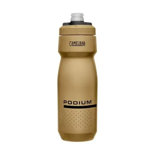CamelBak Podium Bike Squeeze Water Bottle, High Flow Easy Squeeze Design for Cycling Performance, 24oz, Gold - 3