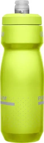 CamelBak Podium Bike Squeeze Water Bottle, High Flow Easy Squeeze Design for Cycling Performance, 24oz, Lime - 3