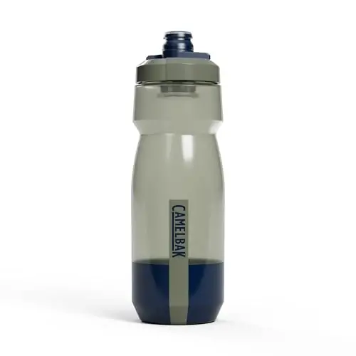 CamelBak Podium Bike Squeeze Water Bottle, High Flow Easy Squeeze Design for Cycling Performance, 24oz, Mercury Fog - CAMELBAK