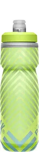 CamelBak Podium Chill Bike Insulated Squeeze Water Bottle Lime/Blue Stripe, 21oz - 5