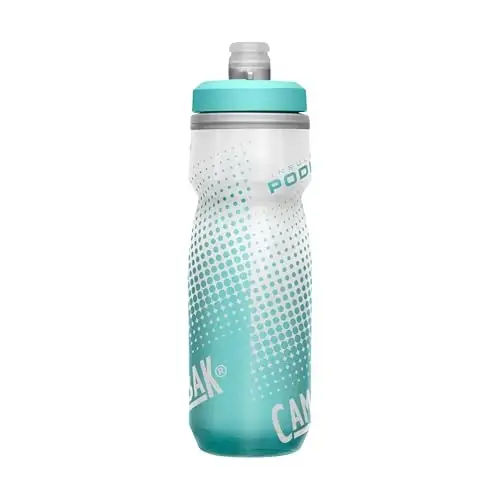 CamelBak Podium Chill Bike Insulated Squeeze Water Bottle Teal Dot, 21oz - 3