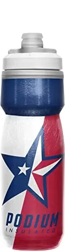 CamelBak Podium Chill Bike Insulated Squeeze Water Bottle Texas, 21oz 