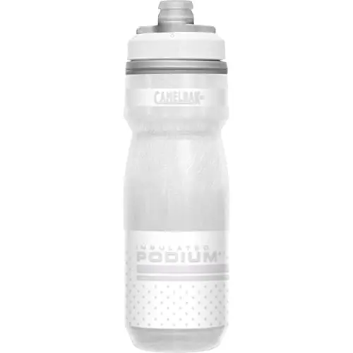 CamelBak Podium Chill Bike Izolyatsiyalangan Siqish Suv Shishasi Reflektiv Ghost, 21oz 