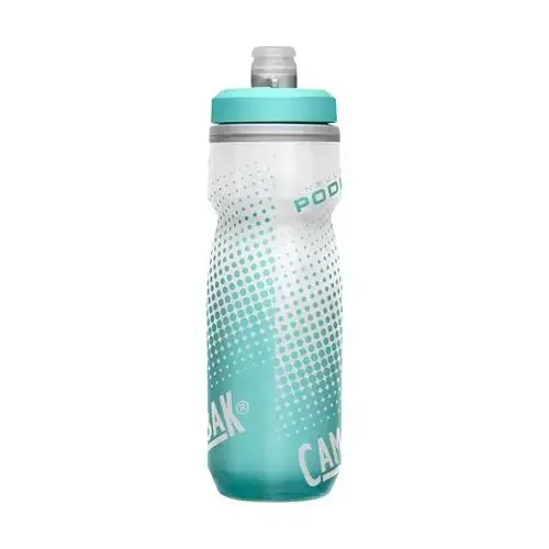 CamelBak Podium Chill Bike Izolyatsiyalangan Siqish Suv Shishasi Teal Dot, 21oz - 3