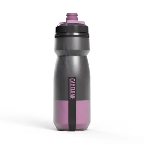 CamelBak Podium Chill Insulated Bike Squeeze Water Bottle, Cold Retention for Cycling, 21oz, Mercury Night Fall 