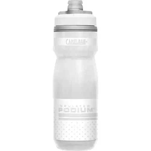 CamelBak Podium Chill Bike Insulated Squeeze Water Bottle Reflective Ghost, 21oz 