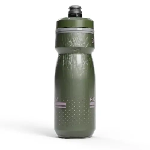 CamelBak Podium Chill Insulated 21oz Bike Water Bottle - Easy Squeeze Bottle - Fits Most Bike Cages, Deep Fern - 2