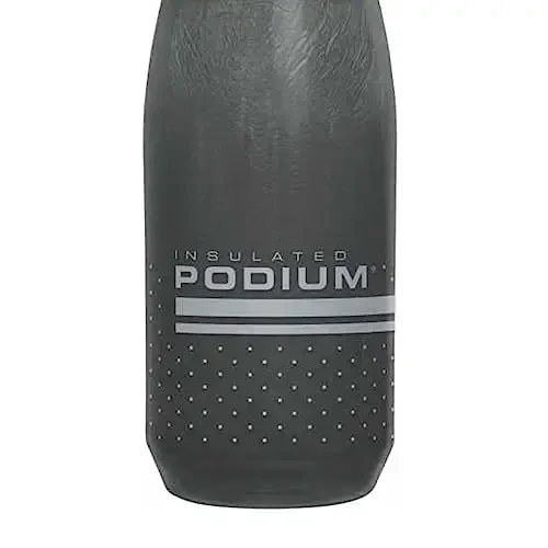 CamelBak Podium Chill Insulated Bike Water Bottle - Easy Squeeze Bottle - Fits Most Bike Cages - 21oz, Black - 5