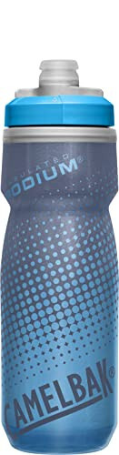 CamelBak Podium Chill Insulated Bike Water Bottle - Easy Squeeze Bottle - Fits Most Bike Cages - 21oz, Blue Dot - 1