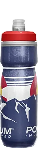 CamelBak Podium Chill Insulated Bike Water Bottle - Easy Squeeze Bottle - Fits Most Bike Cages - 21oz, Colorado - CAMELBAK (1)