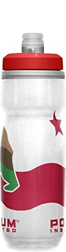 CamelBak Podium Chill Isitg'ichli Velosiped Su Shishasi - Oson Siqish Shishasi - Ko'pgina Velosiped Qafaslariga Mos keladi - 620 ml, Kaliforniya - MODAZONE (1)