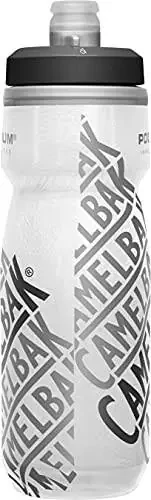 CamelBak Podium Chill Issiqlik bilan himoyalangan Velosiped Su Shishasi - Oson Siqish Shishasi - Ko'pgina Velosiped Qafaslariga Mos keladi - 21oz, Poig'a Edition - 2