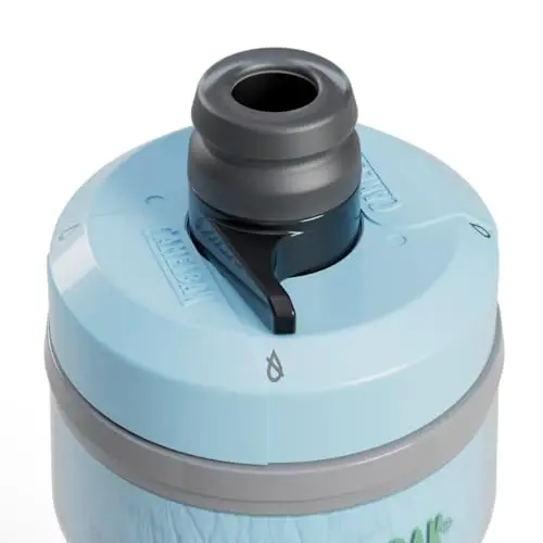 CamelBak Podium Chill Izolyatsiya qilingan 21oz Velosiped Suv Idishi - Oson Siqiladigan Idish - Ko'pchilik Velosiped Qafaslariga Mos keladi, Tiniq Moviy - 3