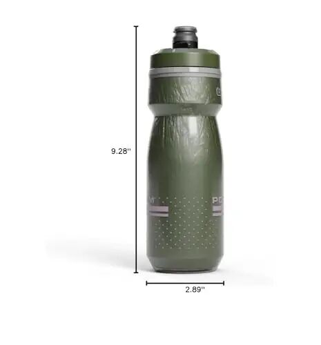 CamelBak Podium Chill Izolyatsiya qilingan 21oz Velosiped Suv Idishi - Oson Siqiladigan Idish - Ko'pgina Velosiped Qafaslariga Mos keladi, To'q Ferment - 1
