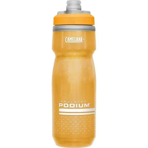 CamelBak Podium Chill Velosiped Izolyatsiyalangan Siqilgan Suv Shishasi Apelsin, 21oz - 1