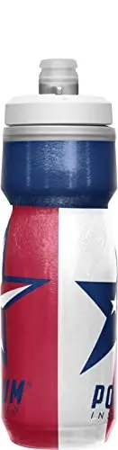 CamelBak Podium Chill Velosiped uchun izolyatsiyalangan siqiladigan suv idishi Texas, 21oz - 2