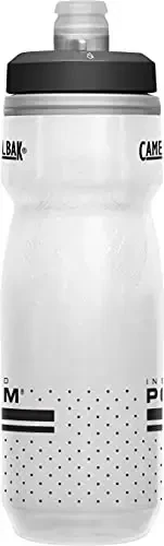 CamelBak Podium Chill Velosiped uchun izolyatsiyalangan siqma suv idishi Oq/Qora, 21oz - 2