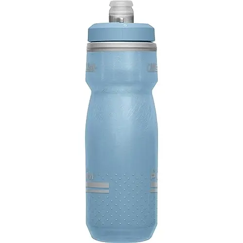 CamelBak Podium Chill Water Bottle 21oz, Stone Blue | Easy Squeeze Design, Double Wall Insulation, High Flow Self Sealing Cap, Secure Bike Cage Fit, Durable Cycling Bottle - CAMELBAK (1)
