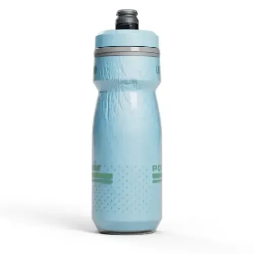 CamelBak Podium Chill Insulated 21oz Bike Water Bottle - Easy Squeeze Bottle - Fits Most Bike Cages, Crystal Blue - CAMELBAK (1)