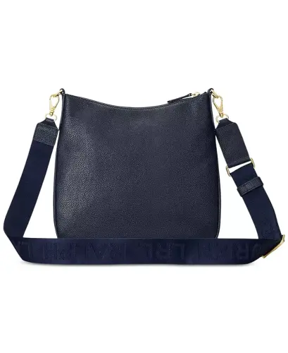 Cameryn Pebbled Leather Small Crossbody - Navy - 4