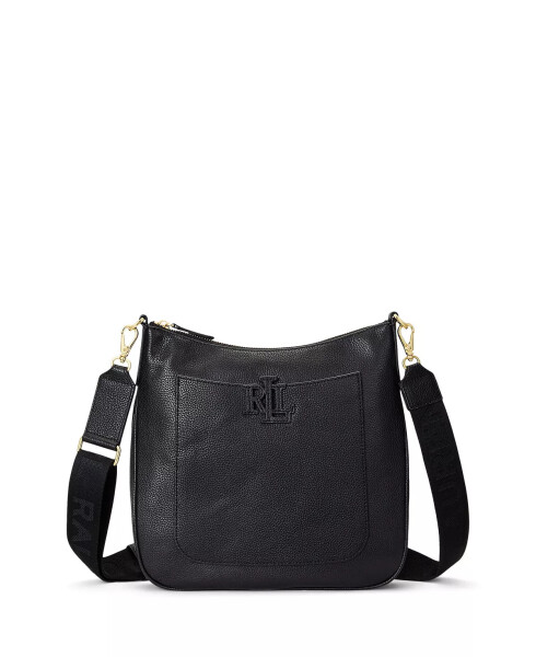 Cameryn Pebbled Leather Small Crossbody Black - 1