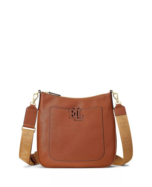 Cameryn Pebbled Leather Small Crossbody Lauren Tan - 1