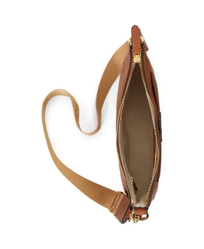 Cameryn Pebbled Leather Small Crossbody - Lauren Tan - 4