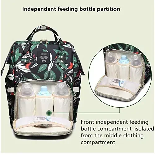 Camo Diaper Bag Backpack Multi-Function Diaper Bag for Baby Care Essentials Waterproof Travel Baby Bag for Mom Dad - 10
