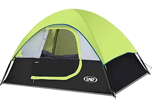 Camping Tent 2 Person, Waterproof Windproof Tent with Rainfly Easy Set up-Portable Dome Tents for Camping… 