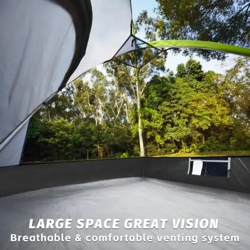 Camping Tent 2-4 Person Dome Tents | Waterproof Windproof Tent with Rainfly Easy Set up-Portable for Camping - 4